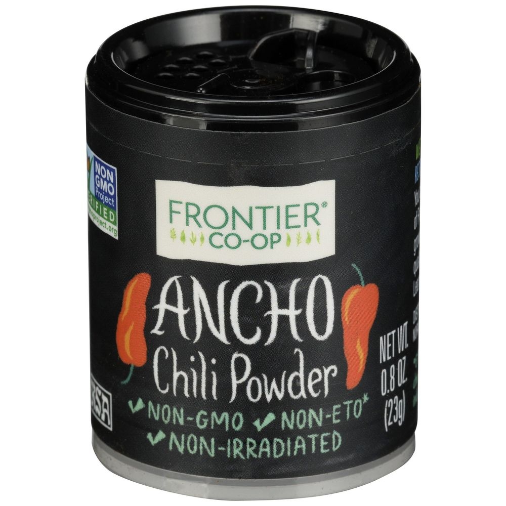 Frontier Ancho Chili Powder, 0.8 Ounce -- 6 per case