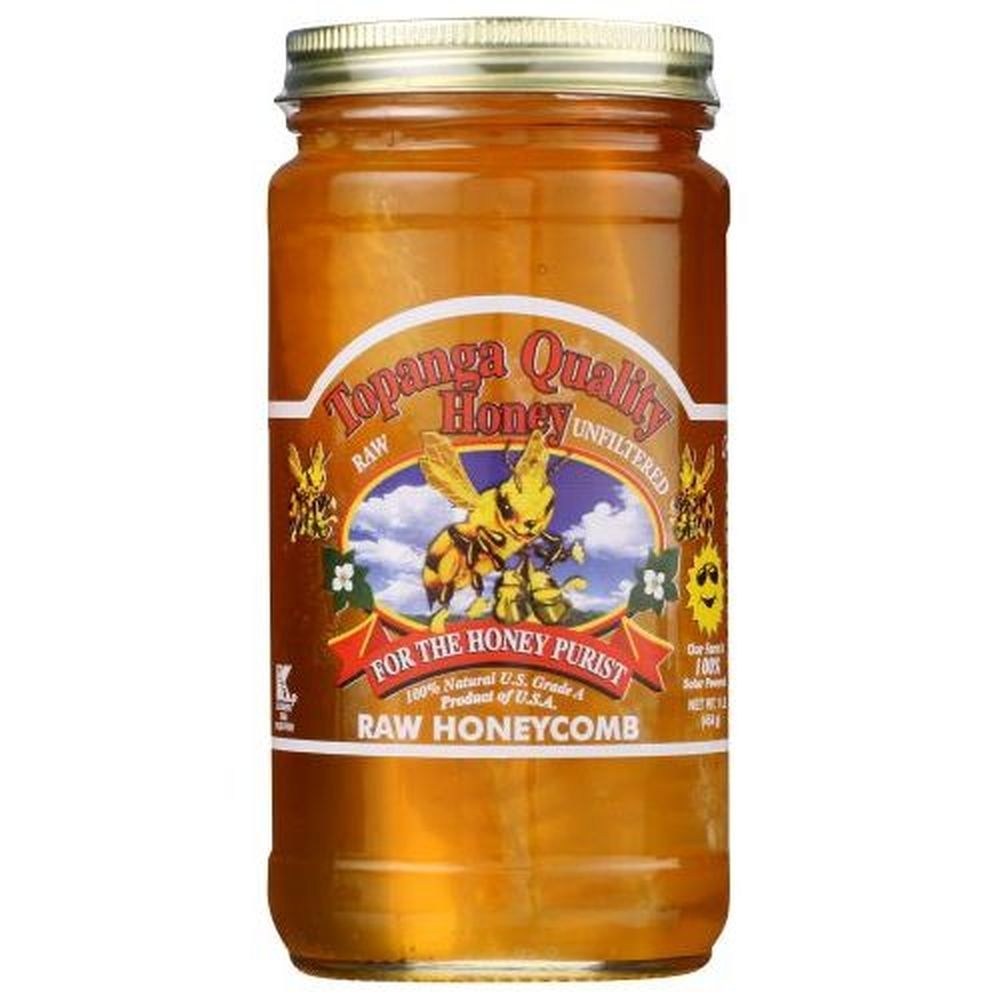 Topanga Quality Honey Sage Honeycomb, 16 Ounce Jar -- 12 per case