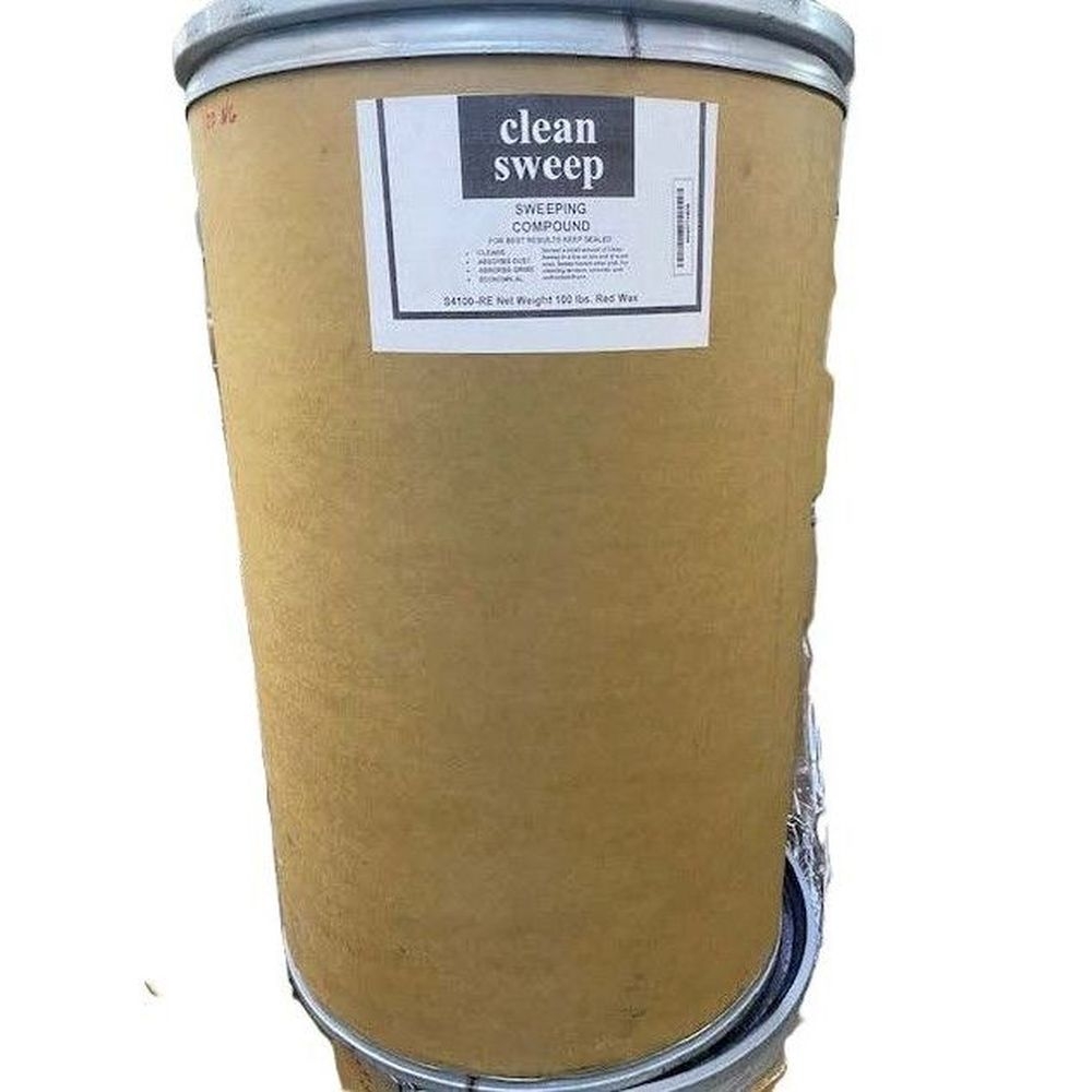 Clean Sweep Waxbase Sweep Compound, 100 Pound Drum