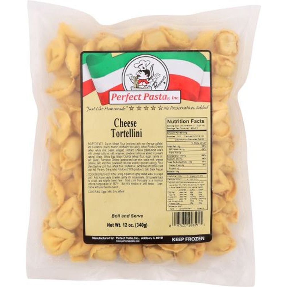Perfect Pasta Classic Cheese Tortellini, 12 Ounce -- 10 per case