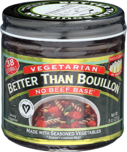 Better Than Bouillon No Beef Vegetarian Base, 8 Ounce -- 6 per case