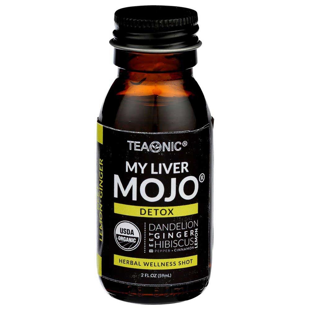 Teaonic My Liver Mojo Detox Herbal Wellness Shot, 2 Fluid Ounce -- 6 per case
