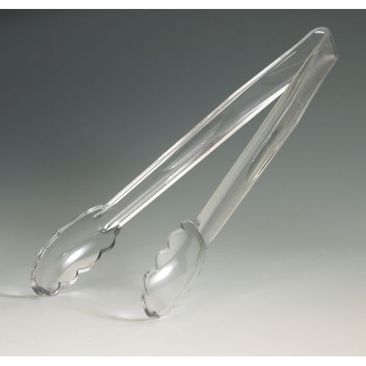 Cambro Scallop Grip Surface Tong, Clear 12 inch, -- 12 per case