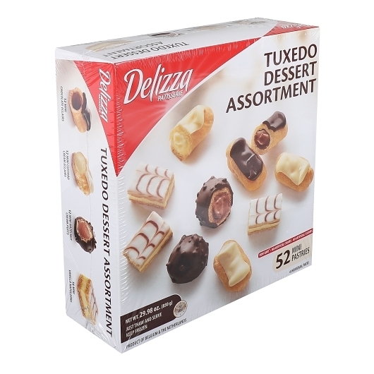 Delizza Tuxedo Dessert Assortment, 1.76 Pound -- 52 per case