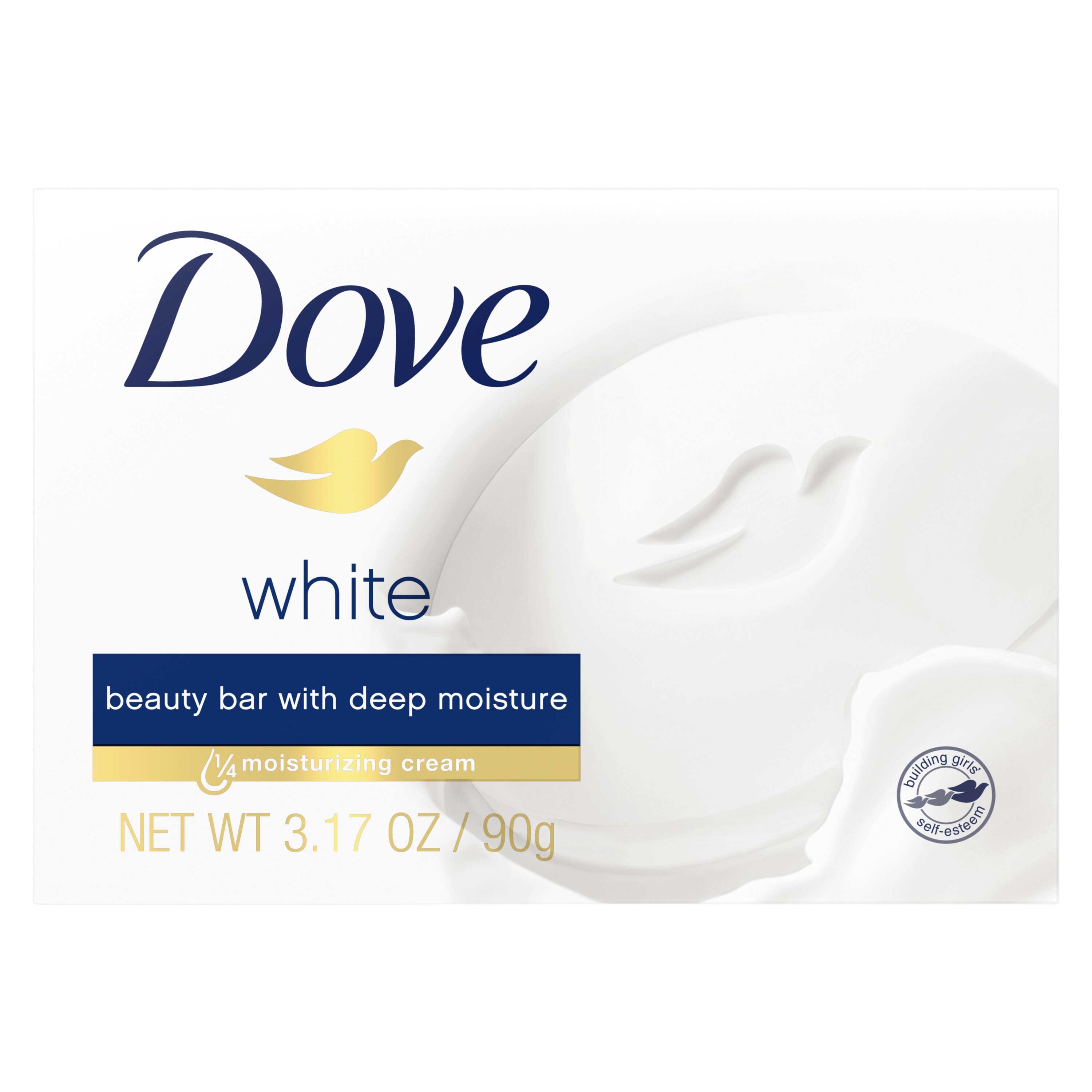Dove Regular White Soap Bar - Gentle Moisturizing, 3.17 Ounce -- 48 per case
