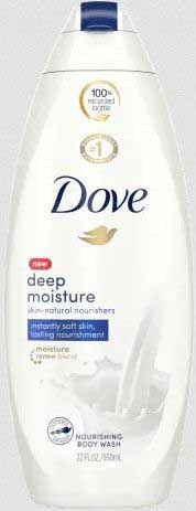 Dove Deep Moisture Body Wash, 22 Fluid Ounce -- 4 per case