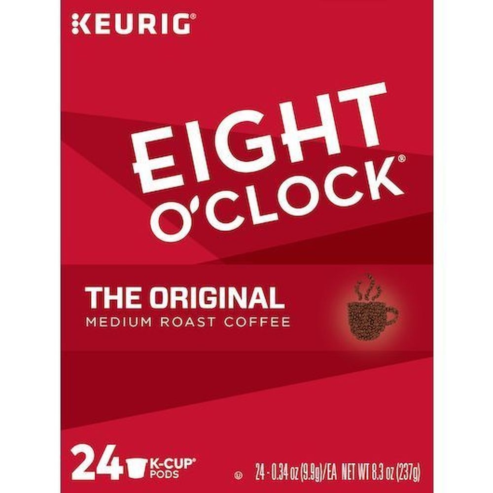 Green Mountain Coffee Roasters Keurig Eight O clock Coffee The Original Medium Roast Coffee K Cup Coffee Pod, 24 count -- 4 per case