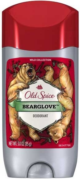Old Spice Wild Collection Bearglove Deodorant, 3 Ounce -- 12 per case.
