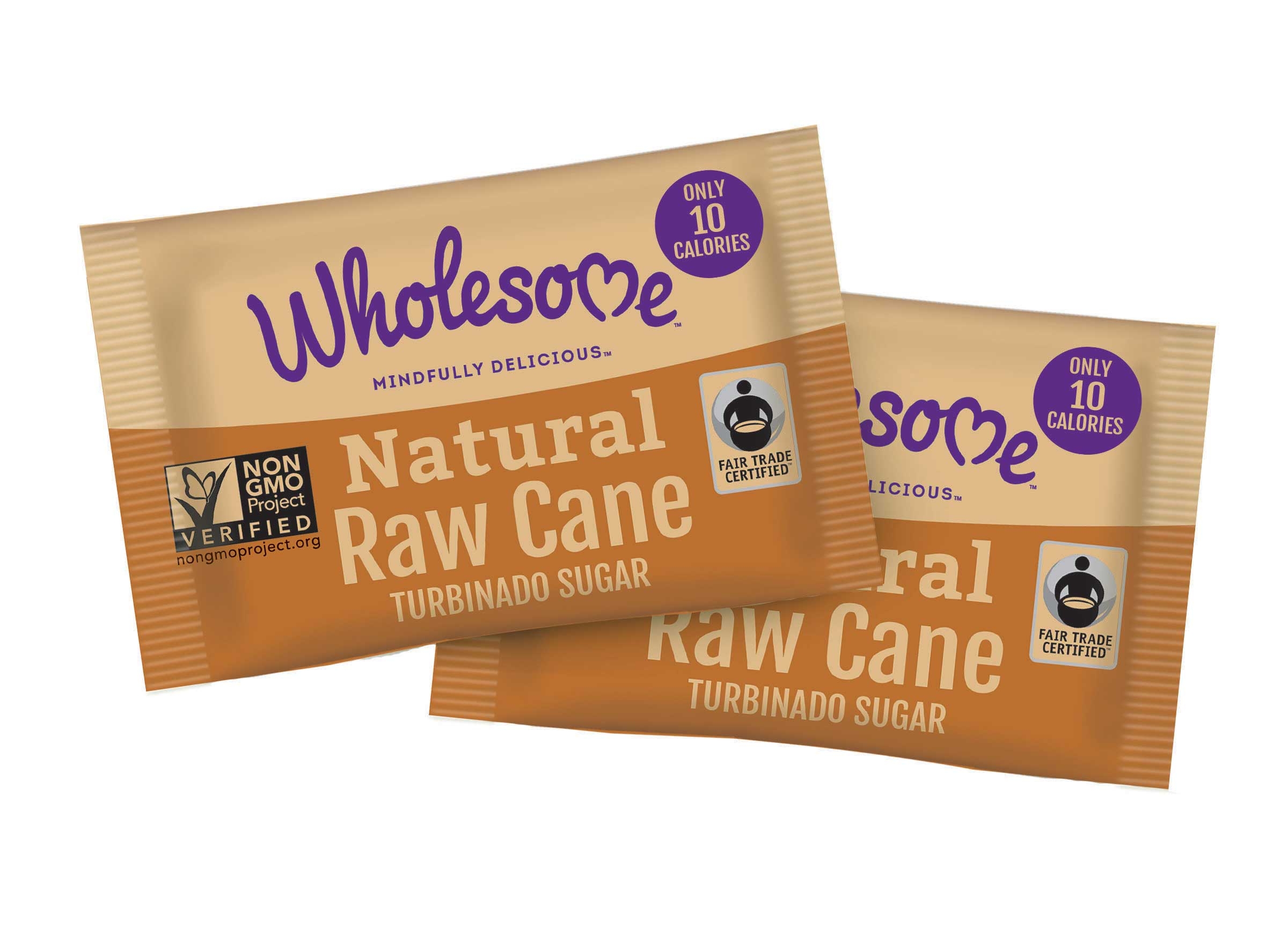 Wholesome Sweeteners Natural Raw Cane Sugar Packet, 2.6 Gram -- 1000 per case.
