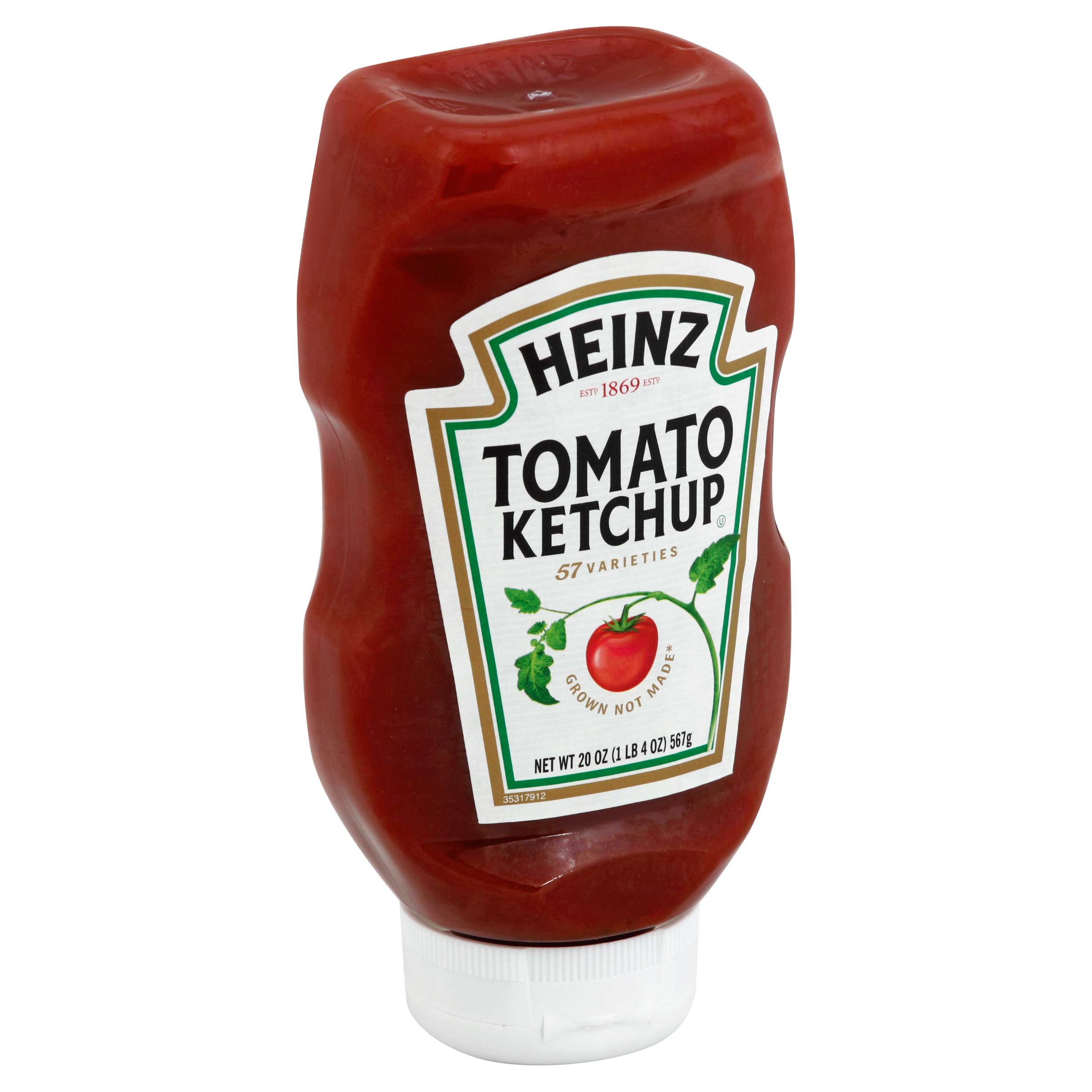 Heinz Easy Squeeze Ketchup, 20 ounce -- 12 per case