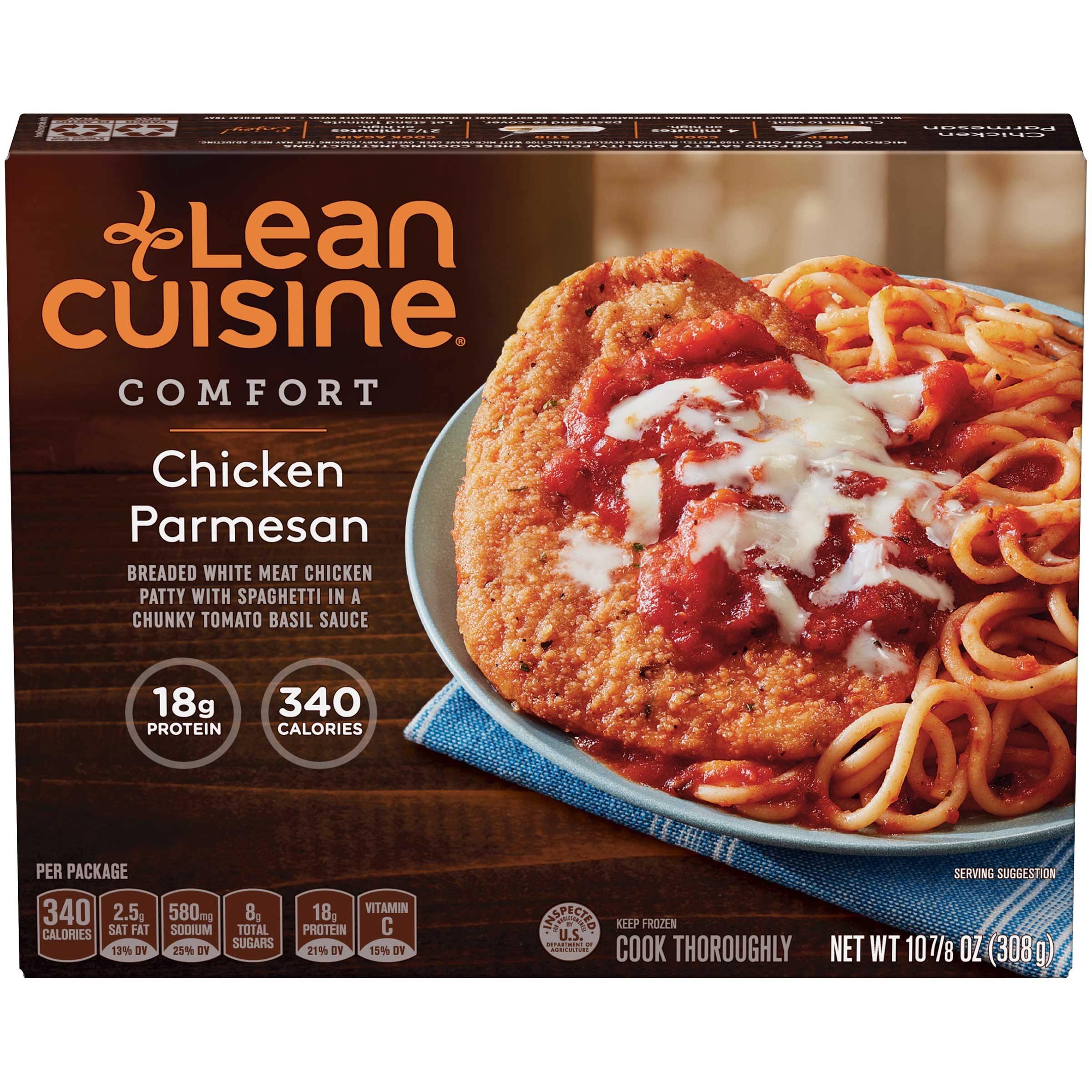 Nestle Stouffers Lean Cuisine Comfort Classics Entree Chicken Parmesan, 10.875 Ounce -- 12 per case.