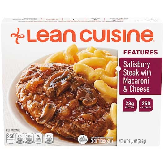 Nestle Stouffers Lean Cuisine Comfort Classics Entree Salisbury Steak, 9.5 Ounce -- 12 per case.