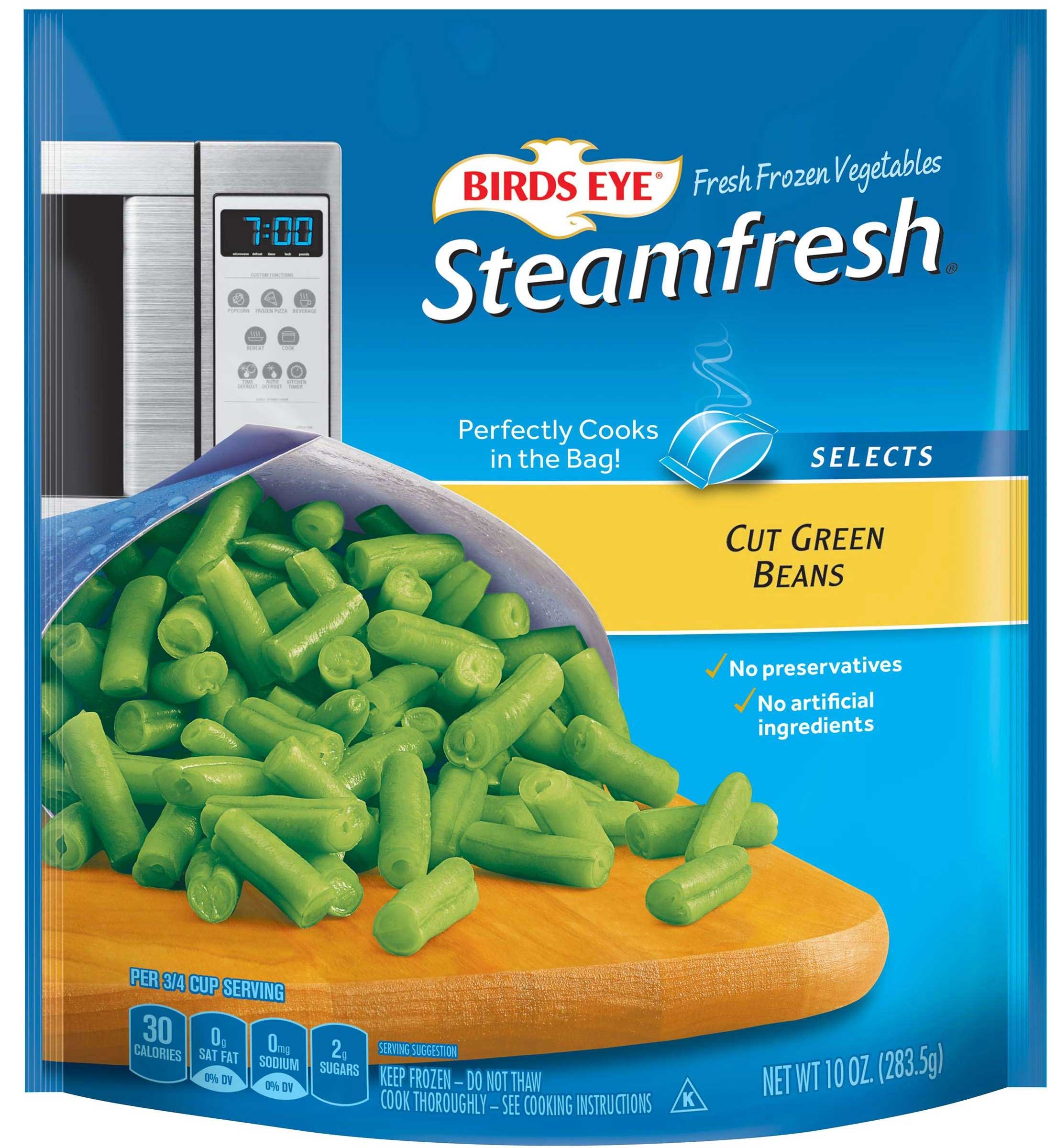 Birds Eye Steamfresh Selects Cut Green Bean, 10 Ounce -- 7 per case