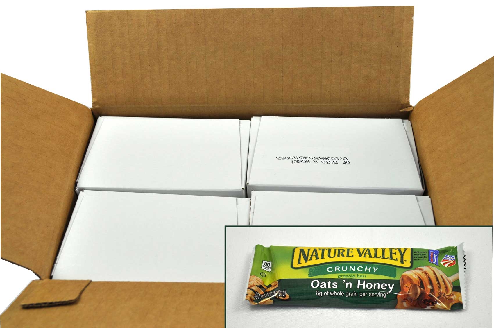 General Mills Nature Valley Crunchy Bar Oats n Honey, .74 Ounce Each -- 144 Per Case