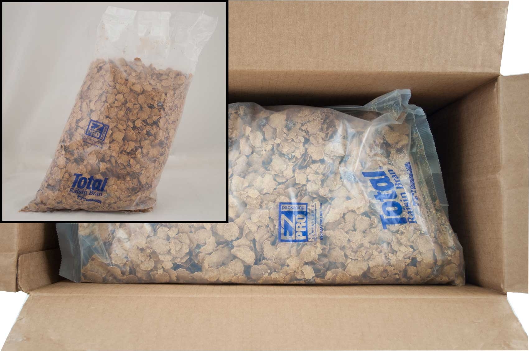 General Mills Total Raisin Bran Cereal, Bulk Pak, 56 Ounce -- 4 per case.