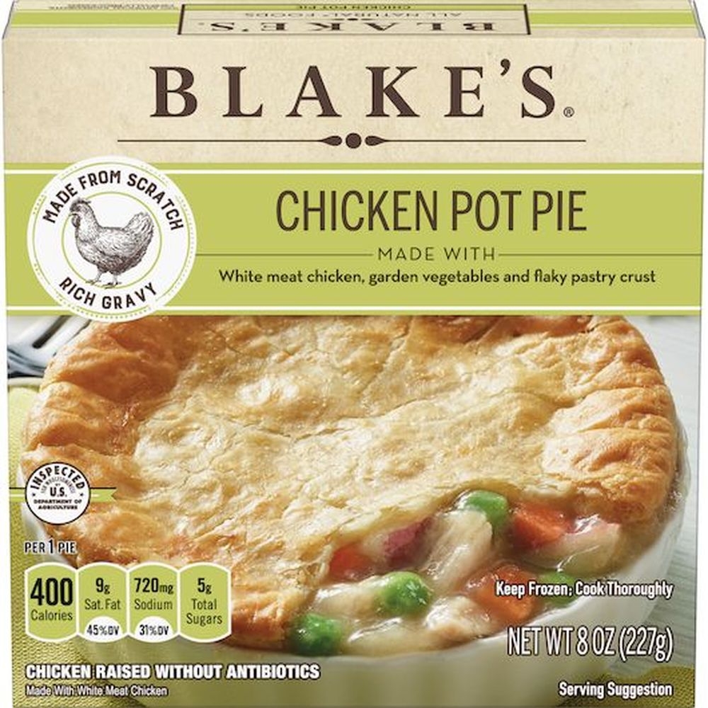 Blakes All Natural Chicken Pot Pie, 8 Ounce -- 9 per case