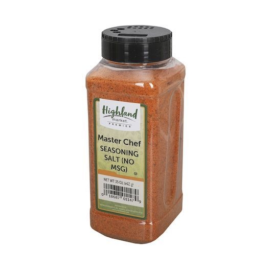Highland Market Premier No MSG Seasoned Salt, 35 Ounce -- 6 per case