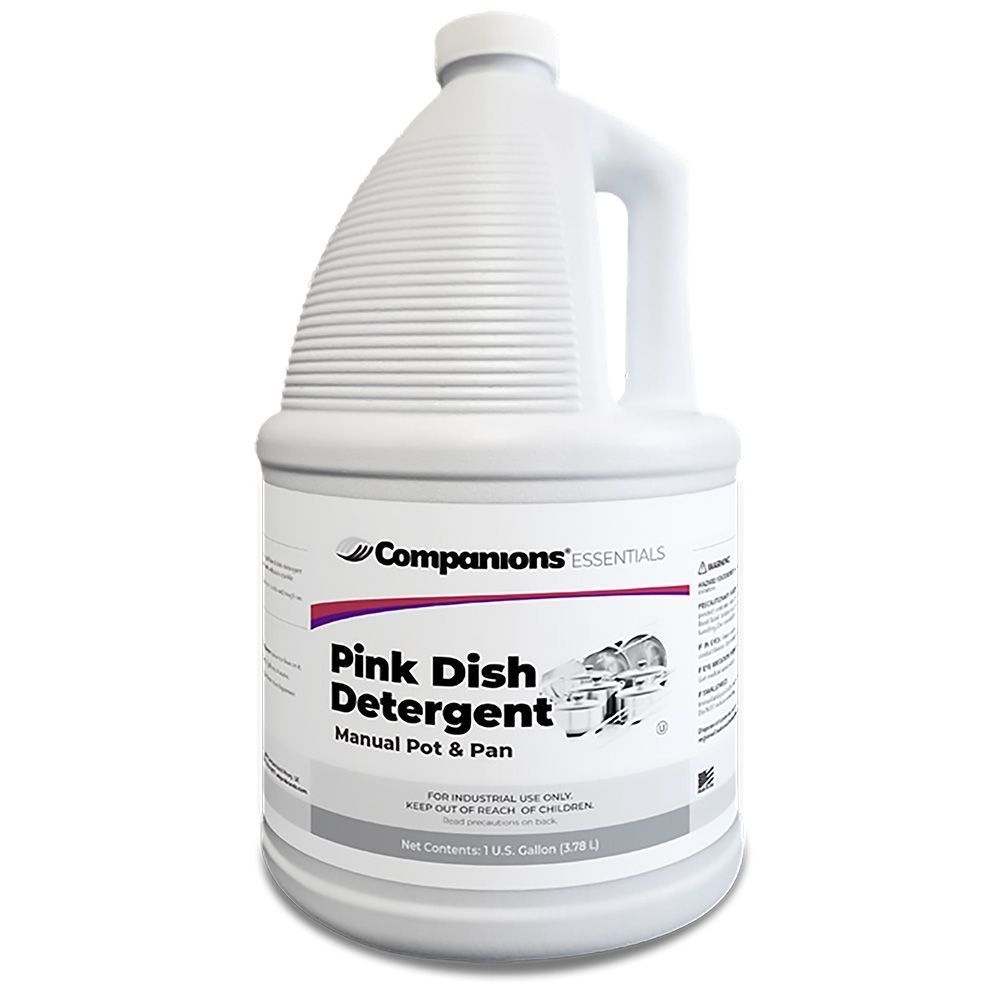 Companions Pink Dish Detergent, 1 Gallon -- 4 per case.