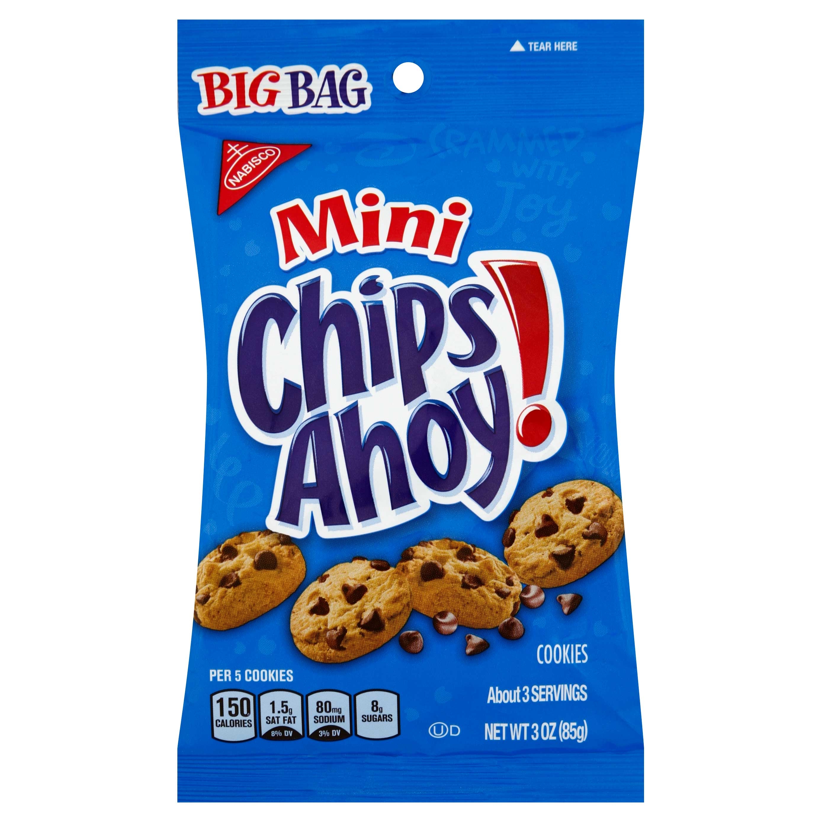 Chips Ahoy Mini Chocolate Cookies , 3 ounce -- 36 per case.