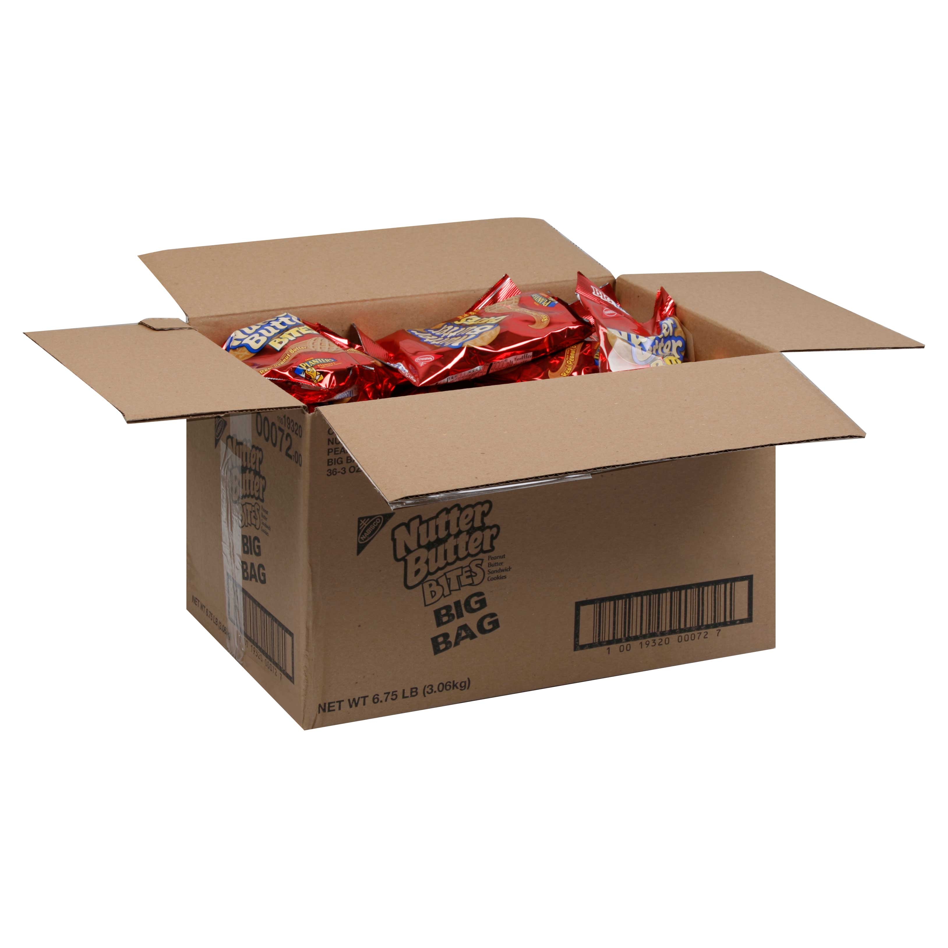 Nutter Butter Bites Sandwich Cookies, 3 Ounce -- 36 per case.