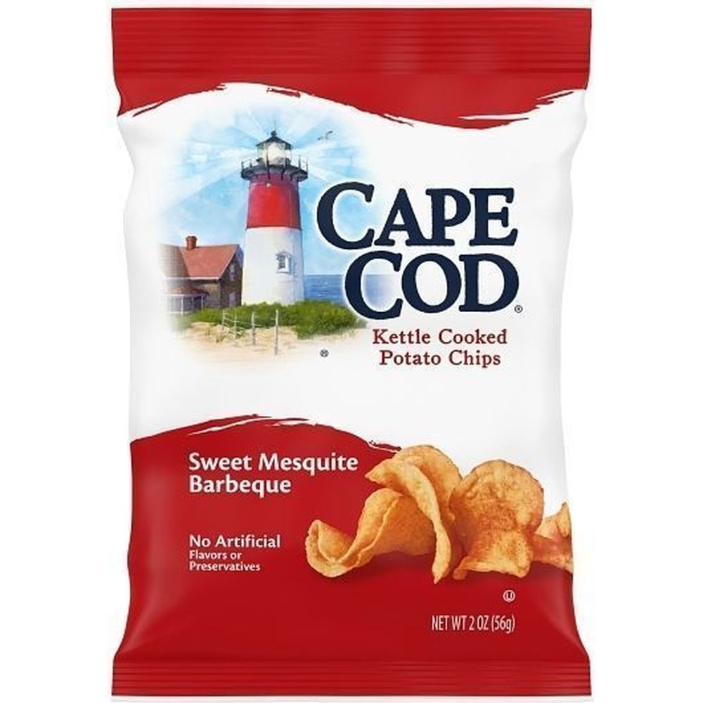 Cape Cod Sweet Mesquite Barbeque Potato Chips, 2 Ounce -- 6 per case