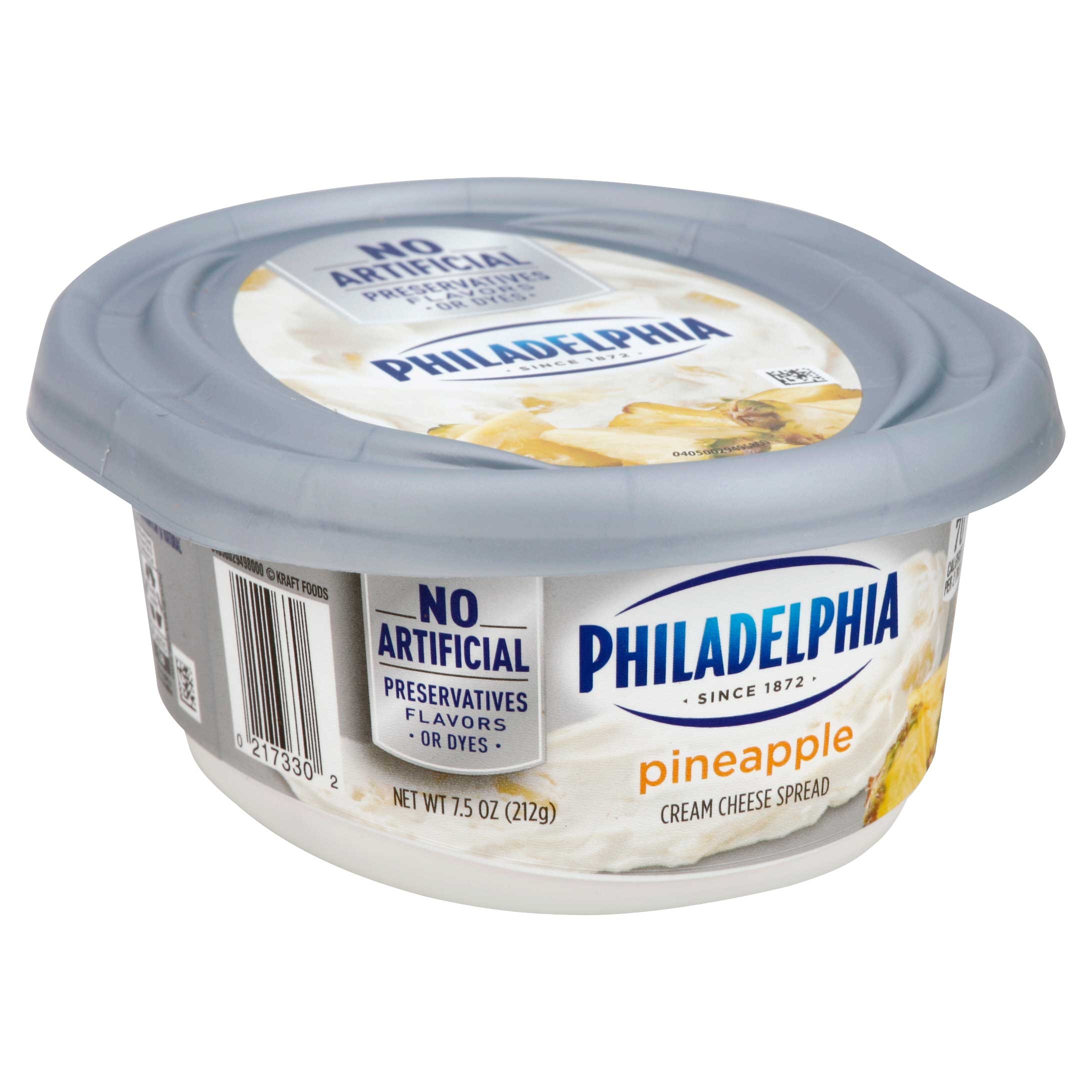 Philadelphia Pineapple Cream Cheese Spread, 7.5 ounce -- 12 per case
