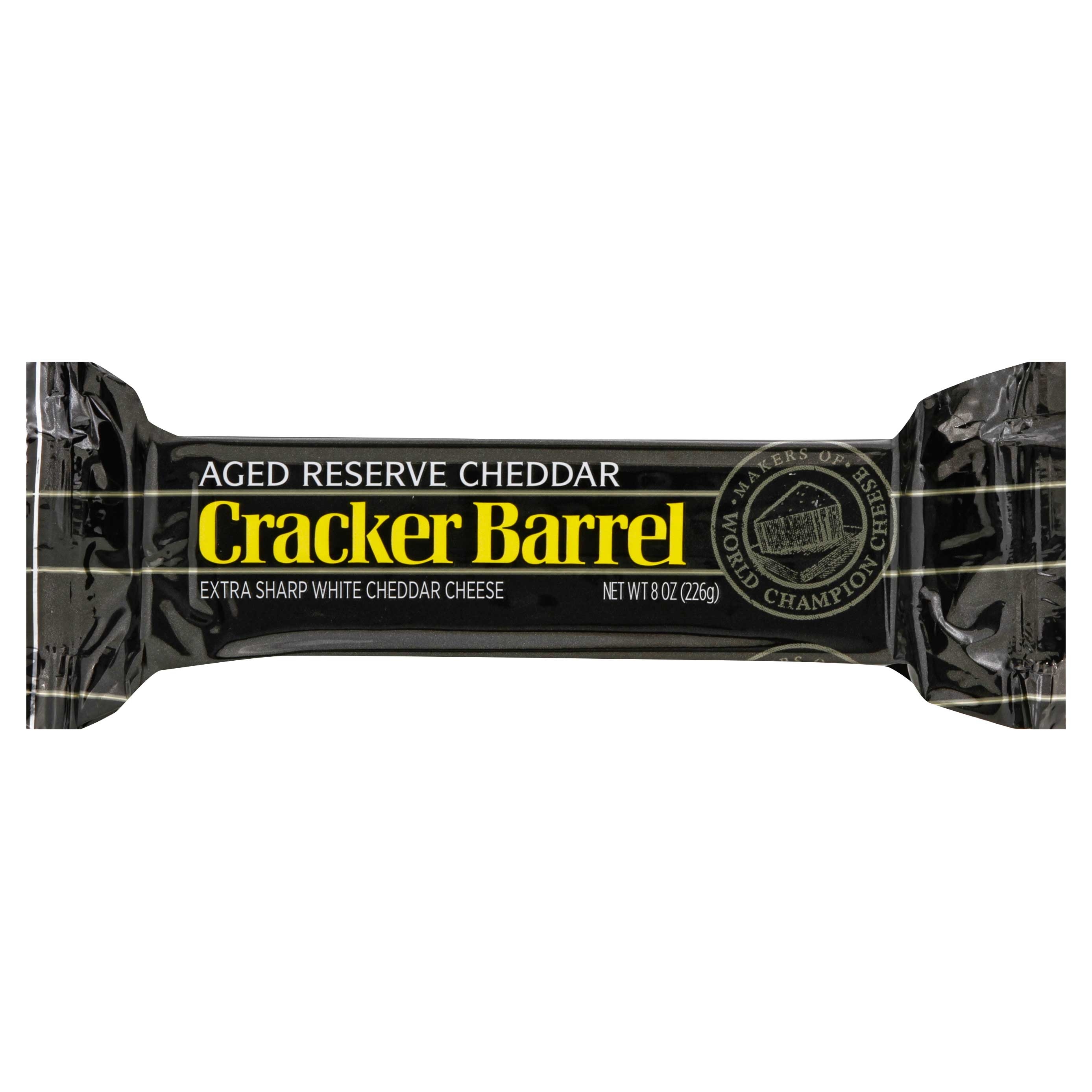 Cracker Barrel Aged Reserve Cheddar Cheese, 8 Ounce -- 12 per case