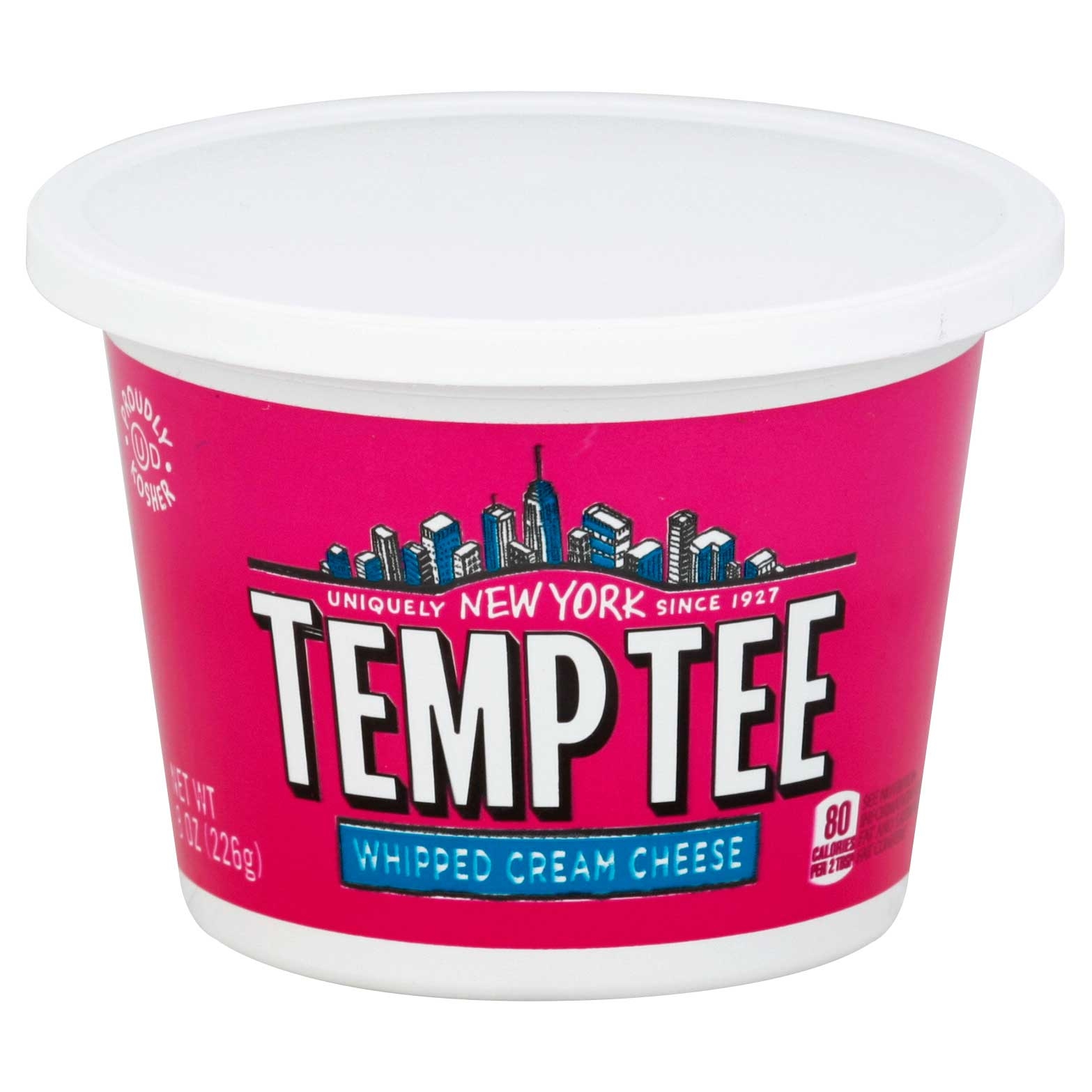 Breakstones Temptee Cream Cheese, 8 Ounce -- 12 per case.