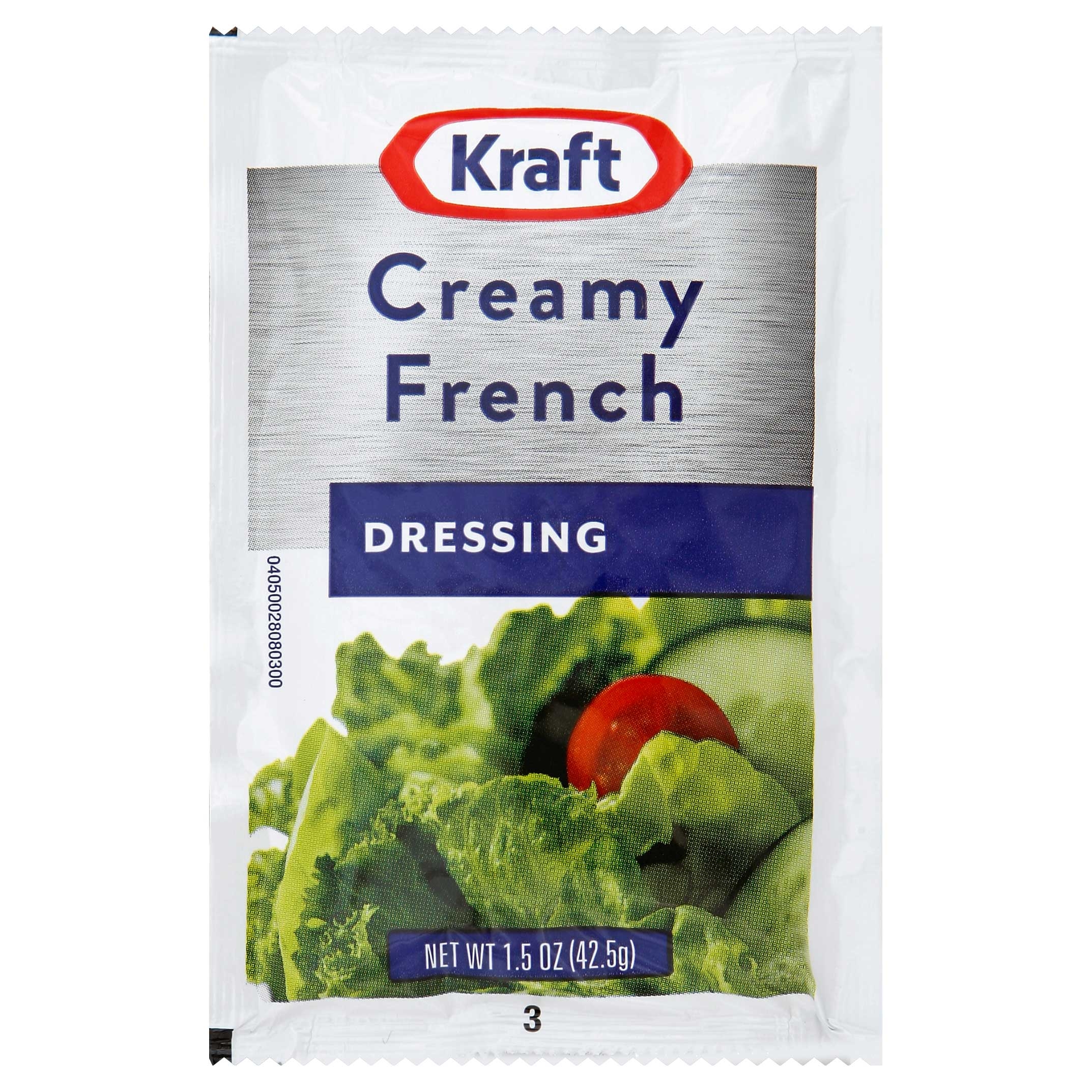 Kraft Single Serve Creamy French Salad Dressing, 1.5 Ounce -- 60 per case