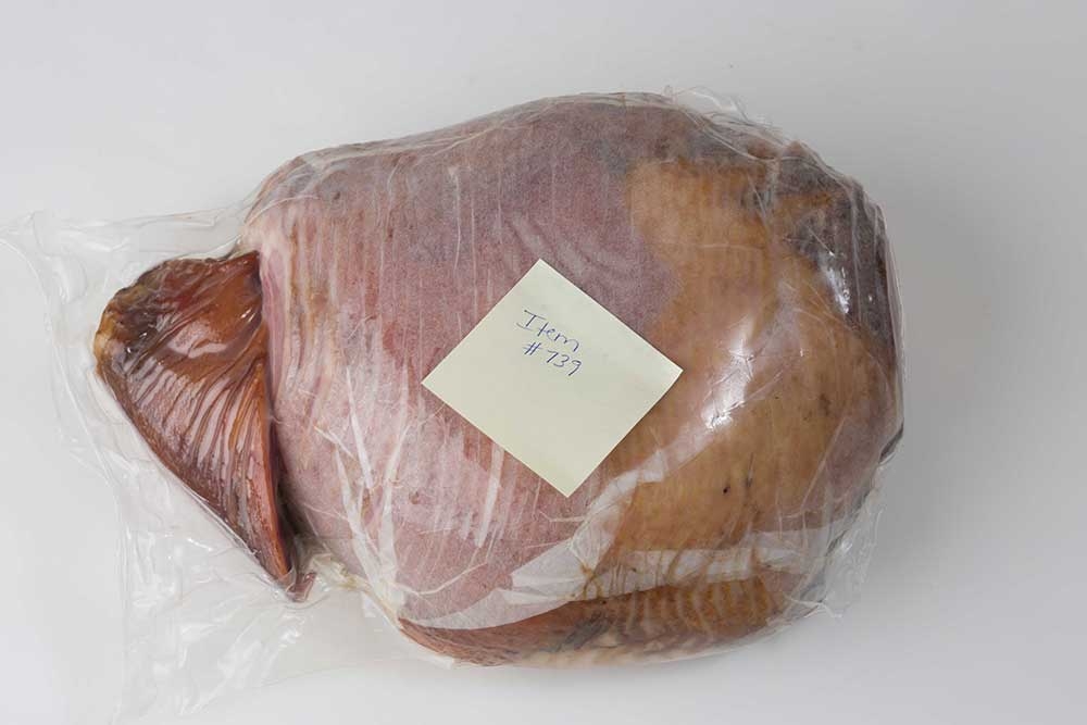 Cliffy Farms Restaurant Sliced Country Ham, 16.5 Pound.