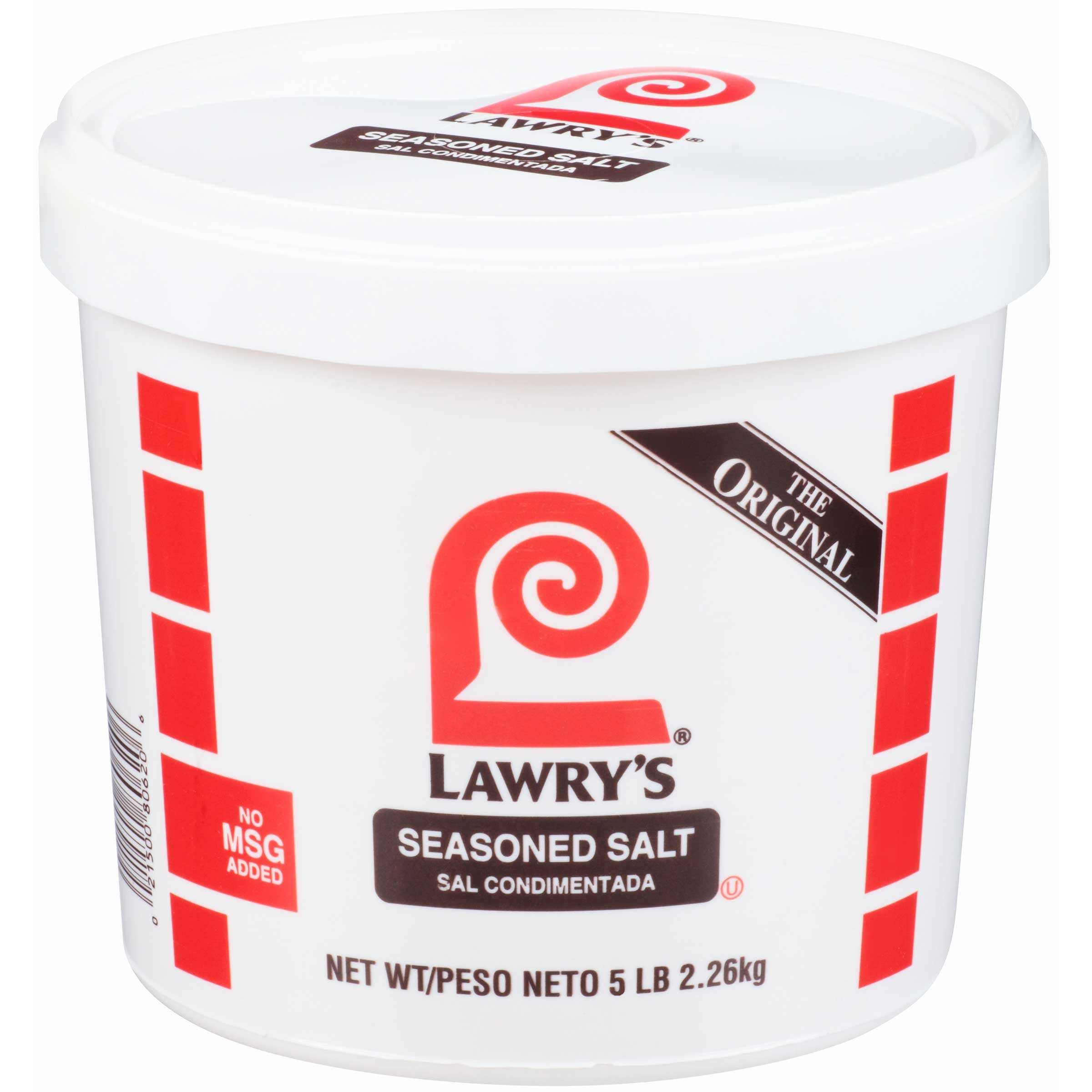 Lawry`s Seasoned Salt, 5 lb. tub -- 2 per case