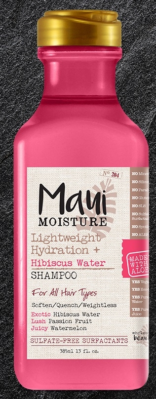 Maui Lightweight Hydration Plus Hibiscus Water Shampoo, 13 Fluid Ounce -- 4 per case.