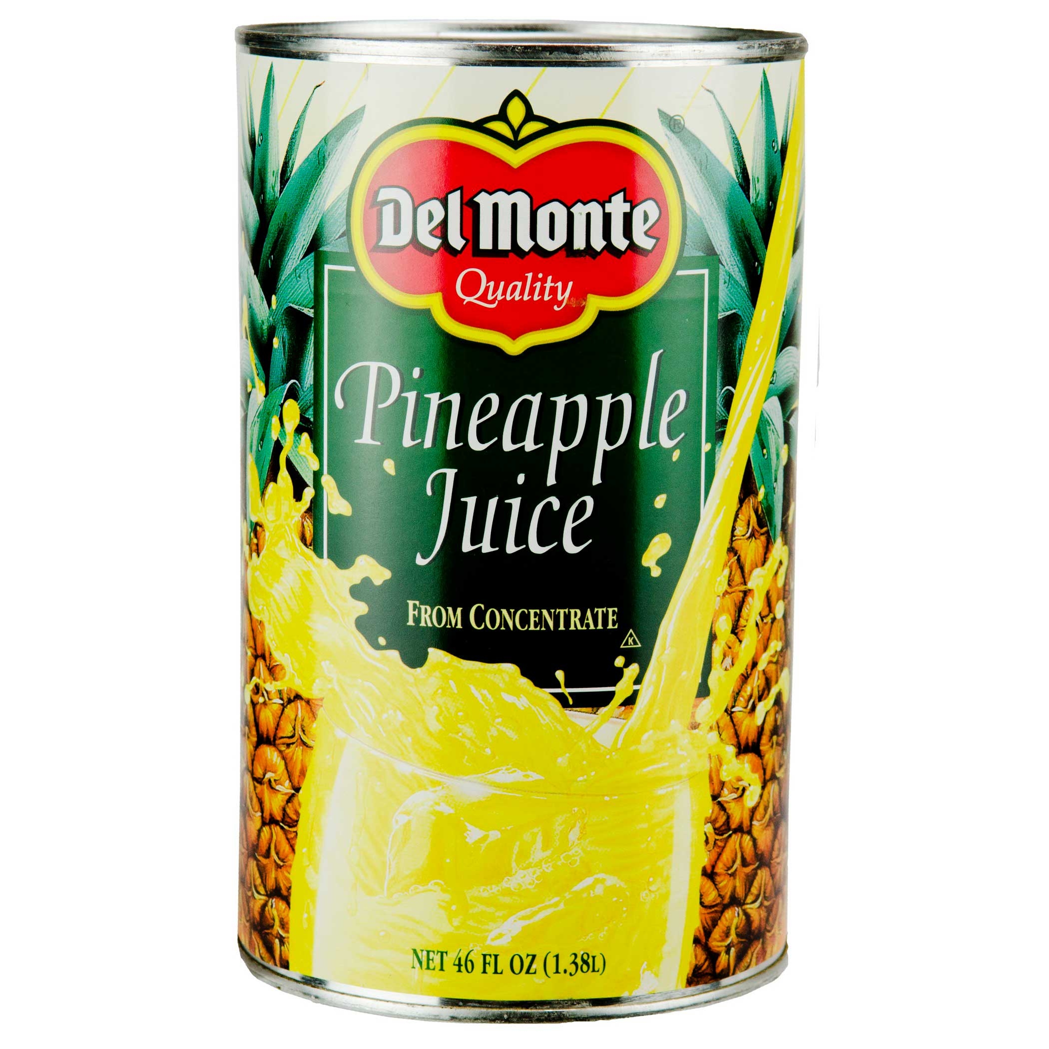 Del Monte Pineapple Juice, 46 Ounce -- 12 per case.