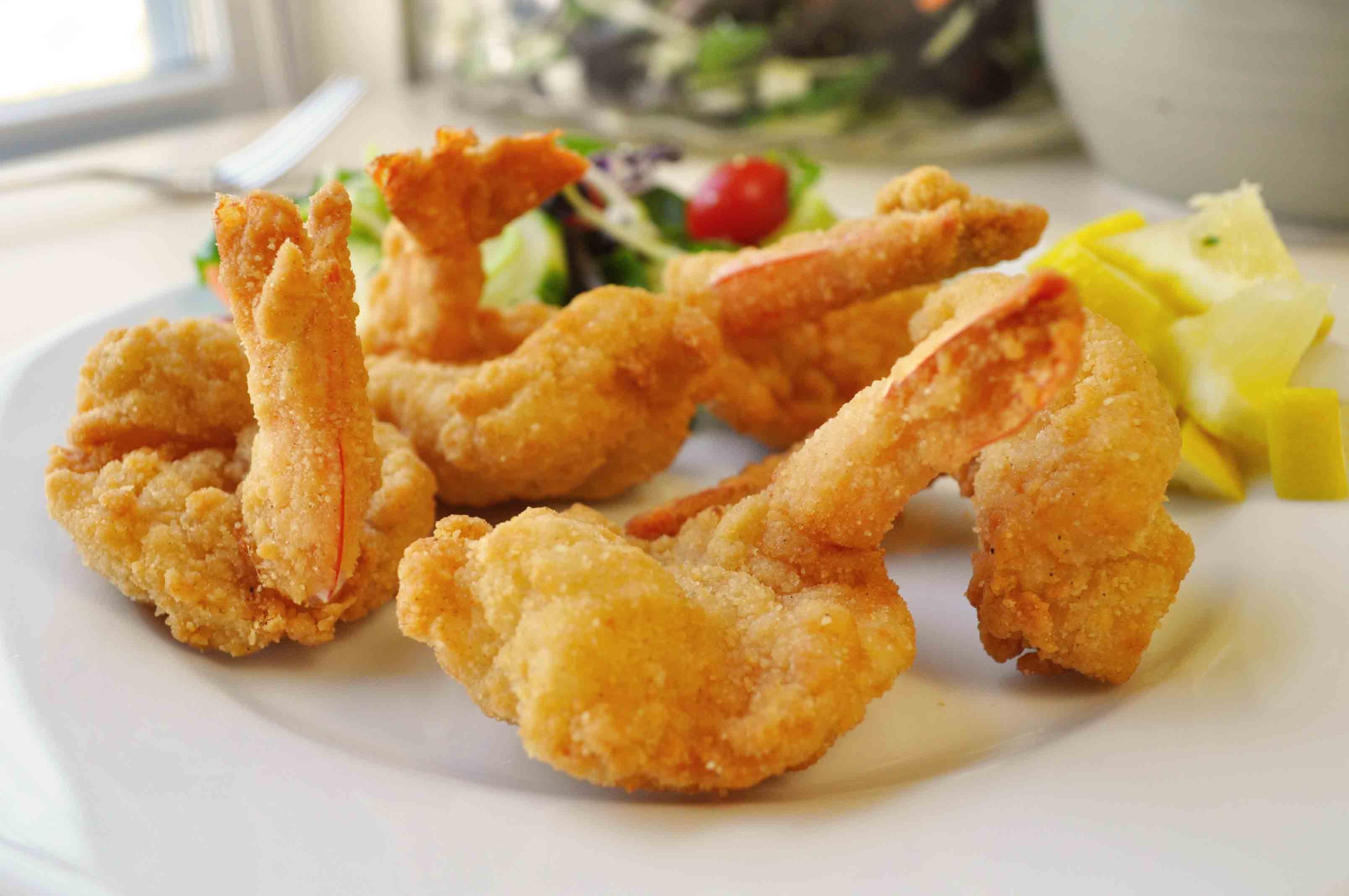 Tampa Bay Fisheries Lightly Breaded Colossal Shrimp, 3 Pound -- 4 per case.