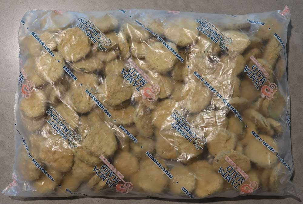 Harvest Creations 30/50 Count Diptn Dusted Fresh Dill Pickle Chip, 2.5 Pound -- 4 per case.