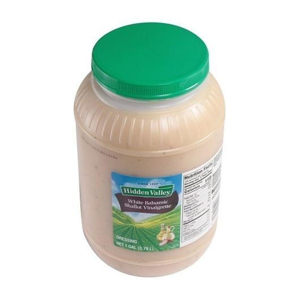 Hidden Valley Gluten Free White Balsamic Shallot Vinaigrette Dressing, 1 Gallon -- 2 per case