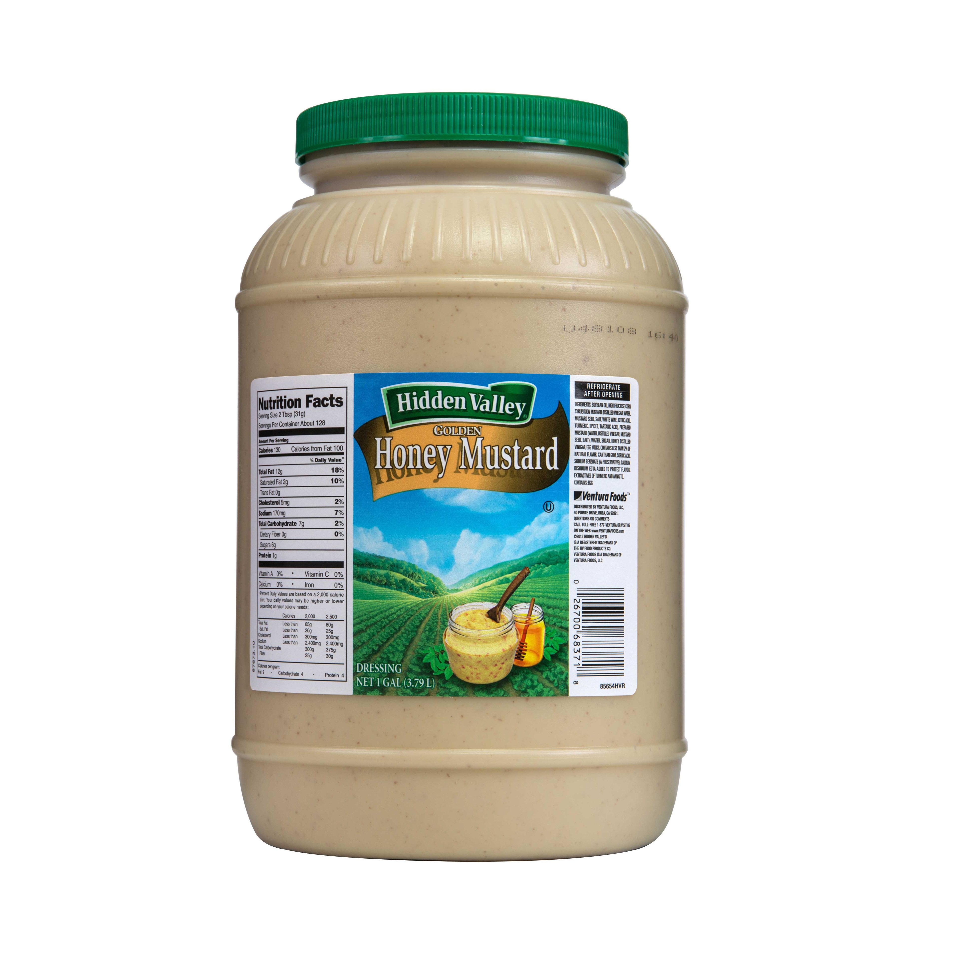 Hidden Valley Golden Honey Mustard Dressing, 1 Gallon -- 4 Per Case