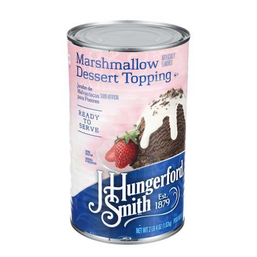 Jhs Ready To Use Marshmallow Dessert Topping, 36 Ounce -- 6 per case