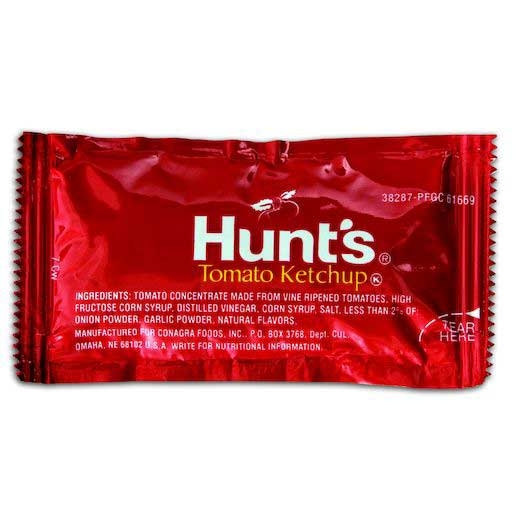 Hunts Tomato Ketchup, 9 Gram -- 1000 per case