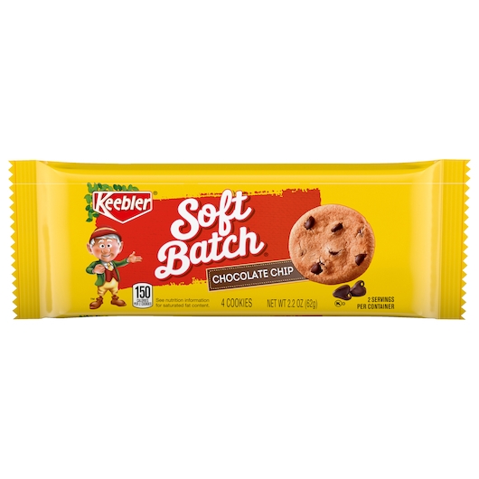 Keebler Soft Batch Chocolate Chip Cookies, 2.2 Ounce Package -- 72 per case