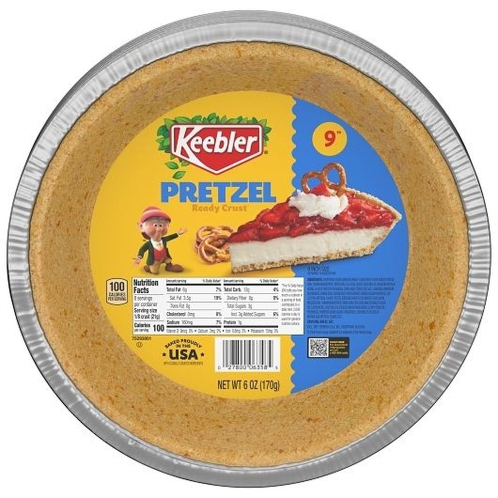 Keebler 9 inch Pretzel Ready Crust, 6 Ounce -- 12 per case