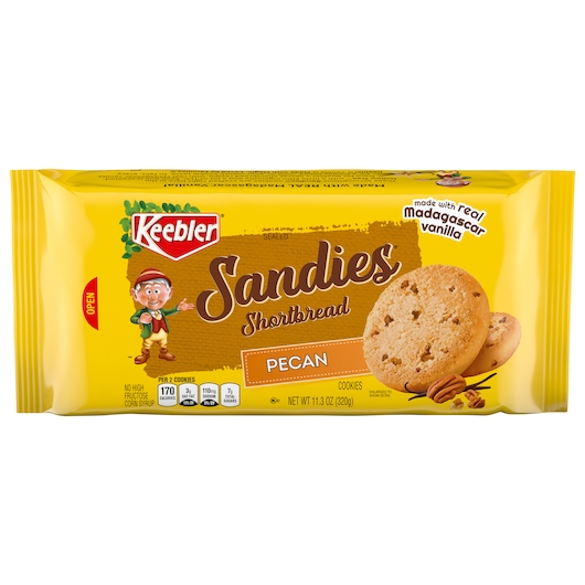 Keebler Sandies Pecan Shortbread Cookies, 11.3 Ounce -- 12 per case