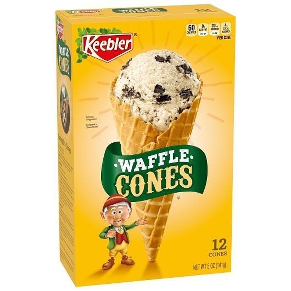 Keebler Waffle Cone, 5 Ounce -- 6 per case