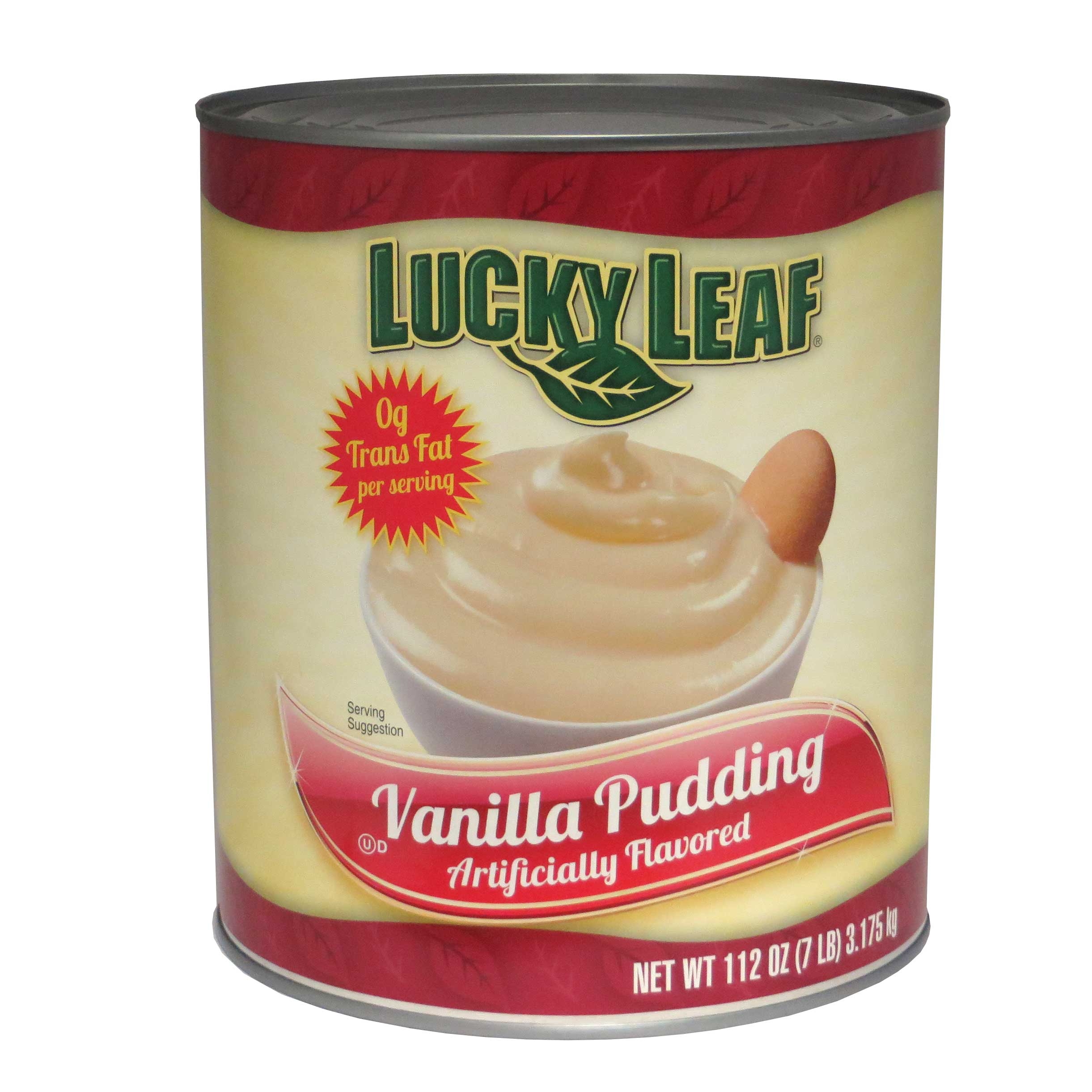 Knouse Foods Lucky Leaf Vanilla Pudding, 112 Ounce -- 6 per case
