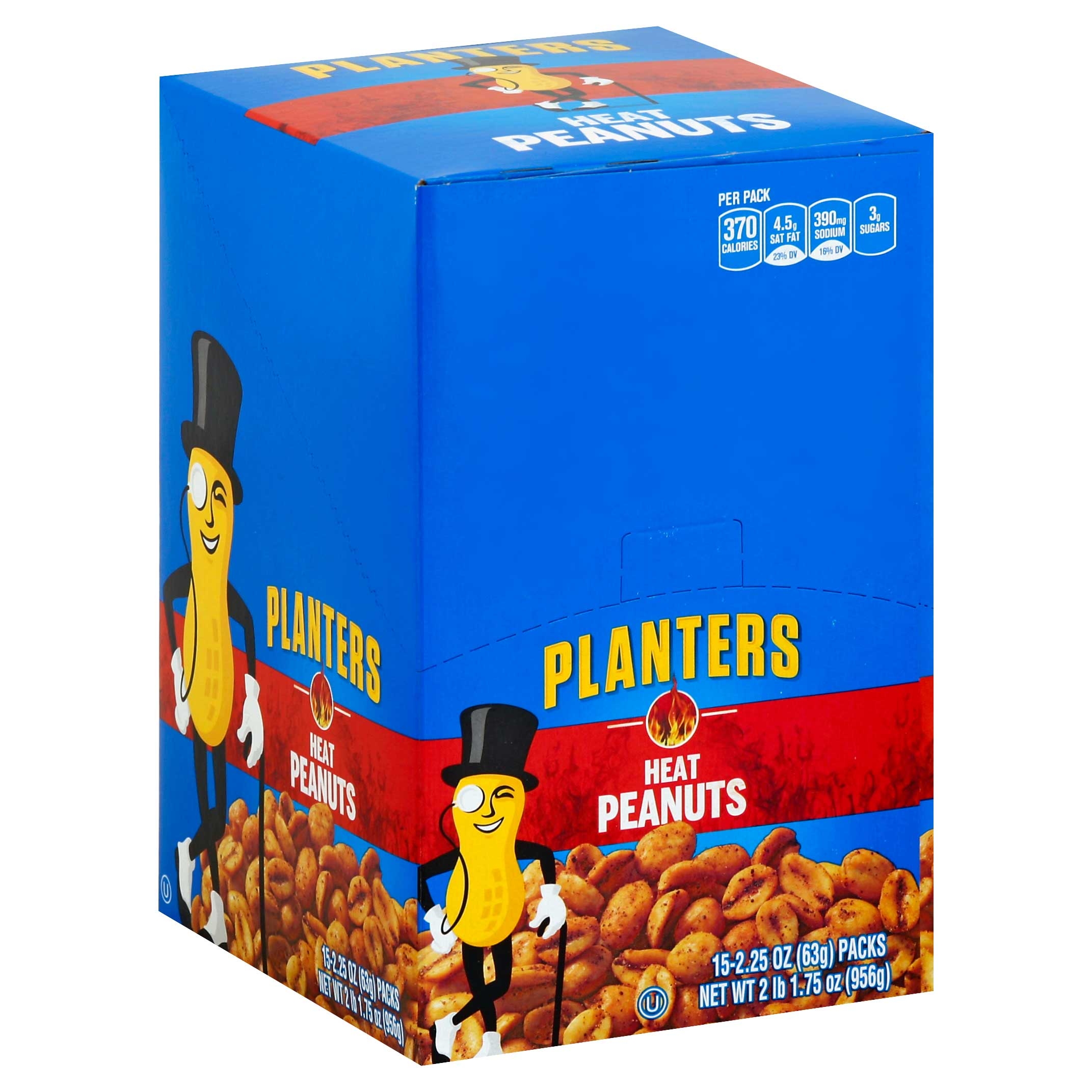 Planters Heat Peanuts, 2.25 Ounce -- 45 per case.
