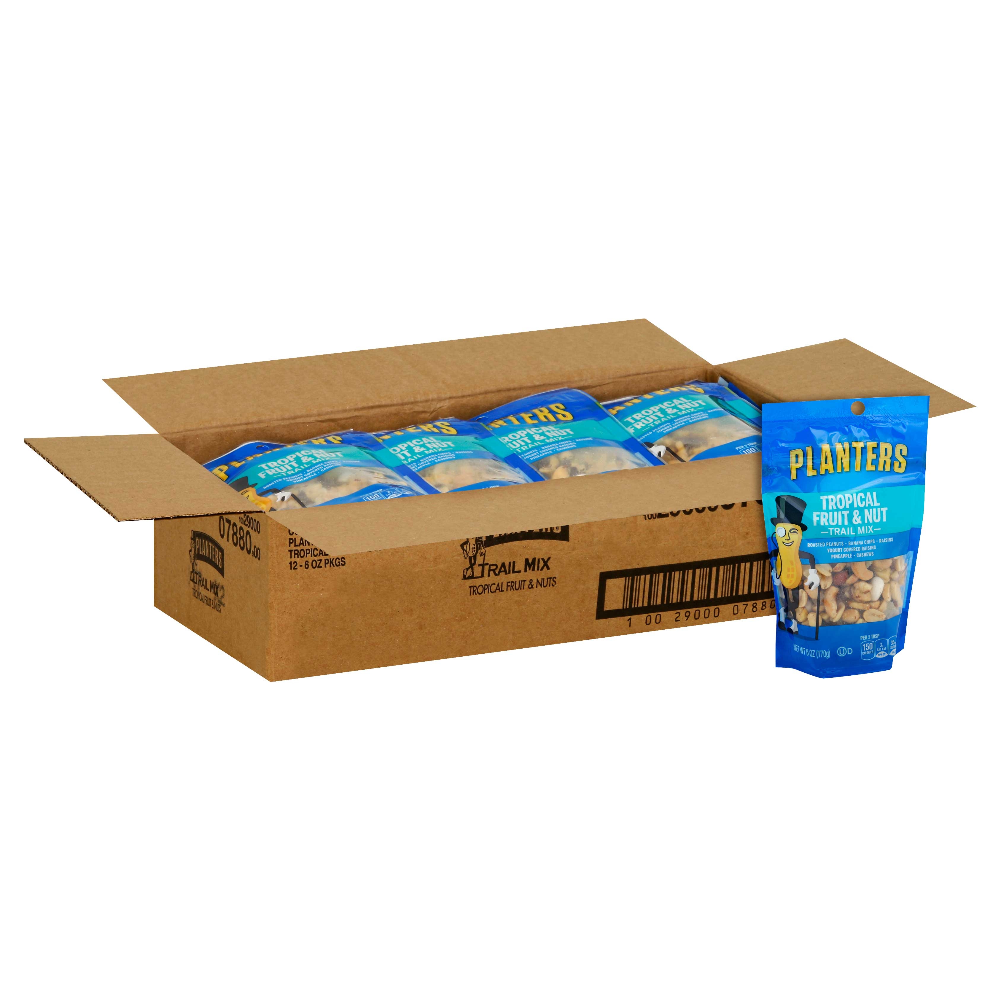 Planters Trail Mix Tropical Fruit and Nut,  6 Ounce -- 12 per case