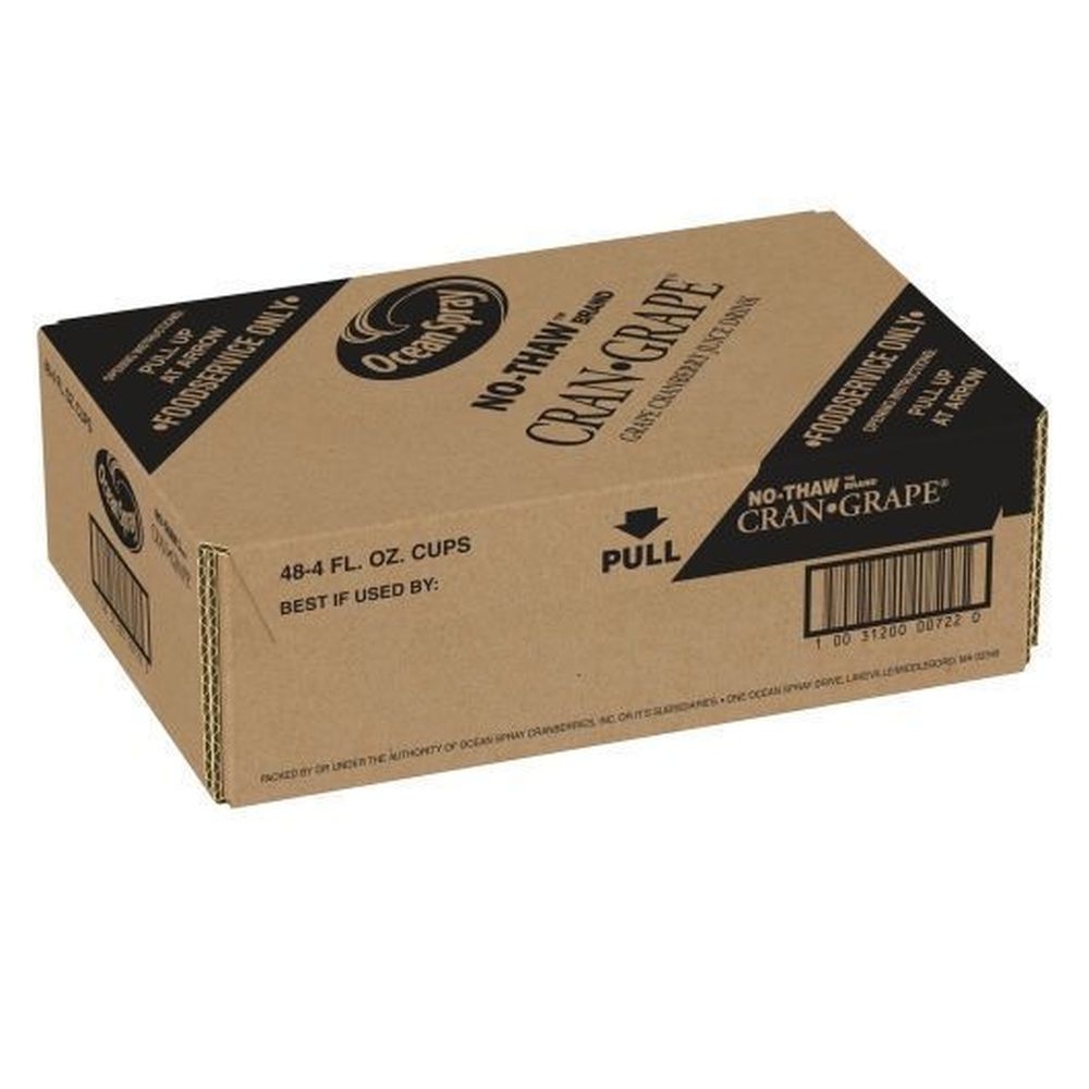 Ocean Spray Cranberry Grape Juice, 4 Fluid Ounce -- 48 per case