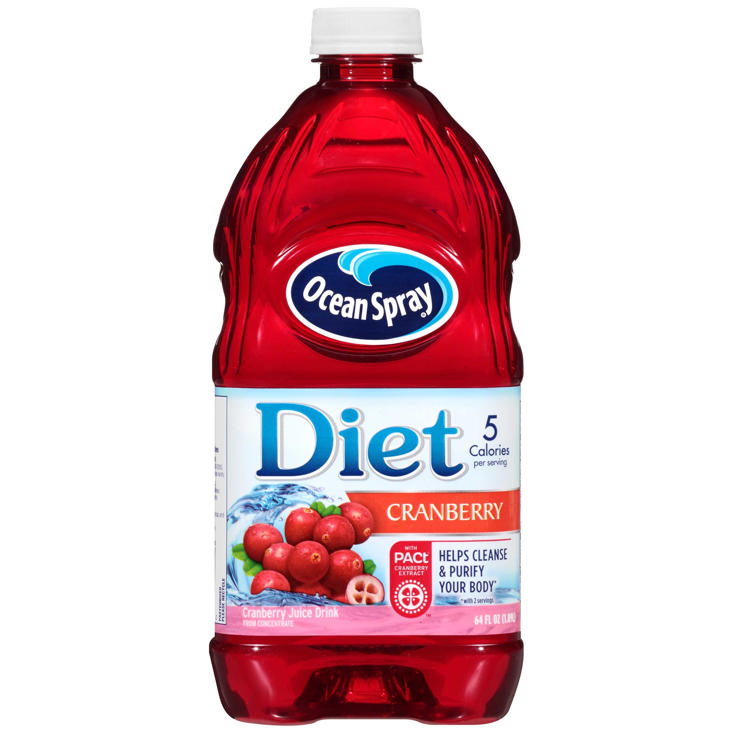 Ocean Spray Diet Cranberry Juice Drink, 64 Ounce -- 8 per case.