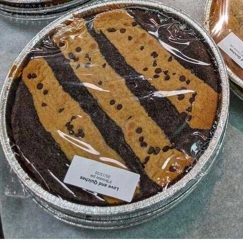 Love and Quiches 9 inch Brookie Pie, 1 Pound -- 12 per case