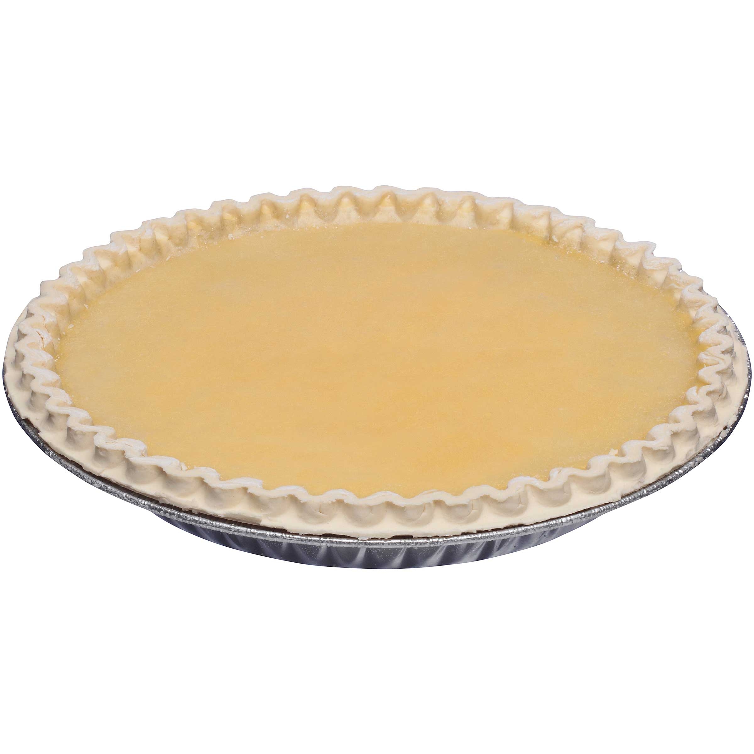 Sara Lee Chef Pierre Unbaked Egg Custard Open Face Pie, 10 inch -- 6 per case.